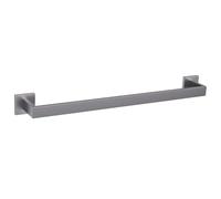 TURS Towel Bar Bathroom Towel Rail Hanger 23.6-Inch Stainless Steel Rustproof Wall Mount, Grey Finish,Drilling Installation,Gunmetal Grey