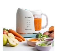 Turtees Baby Food Maker 4-in-1 - Steam, Blend, Chop & Defrost Baby Food Processor | One-Touch Operation | BPA-Free | Homemade Baby Puree Maker for Infants & Toddlers