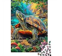 Turtle 1000 Piece Jigsaw Puzzle with Whimsical Design - A Charming Challenge for All Ages And Beautiful Home Decoration 70x50cm/1000pcs