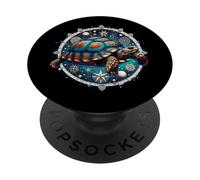 Turtle Abstract Art Animal Lover Colorful Graphic Turtle PopSockets Adhesive PopGrip