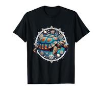 Turtle Abstract Art Animal Lover Colorful Graphic Turtle T-Shirt