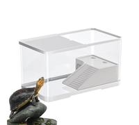 Turtle Aquarium Habitat | Aquatic Turtle Aquarium | Turtle Habitat Tank | Small Turtle Tank with Sunbathing Meets Long-Term Purpose