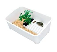 Turtle Aquarium Kit, Turtle Aquarium - Turtle Cage Habitat, 5 Multifunctional Zones, Bask Platforms for Aquatic Turtles, Turtle Habitat for Rep
