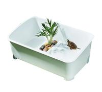 Turtle Aquarium Kit - Water Turtle Tank - Reptile Terrarium, Basking Platforms for Aquatic Turtles, 5 Multi-Functional Areas for Crabs, Crayfish