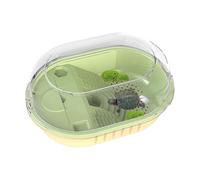 Turtle Aquarium Terrarium - Turtle Tank With Lid | Reptile Aquarium Tank, Turtle Habitat, Turtle Container Aquarium, Pet Reptile Habitat, Climbing And Sunbathing Platforms, Prevent From Escaping