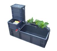 Turtle Aquarium to Reduce Stress Home Fish Tank Material Lightweight and Scratch Resistant gray. 80 * 60 * 44CM