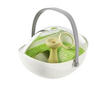 Turtle Aquarium, Turtle Hatching Growth Station - Turtle Growth Turtle Aquarium Reptile Habitat - Turtle Growth Habitat Kit - A visually appealing turtle aquarium habitat with a panoramic view
