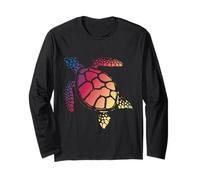 Turtle Art Colorful Sea Reptile Nature Turtle Long Sleeve T-Shirt