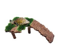 Turtle Basking Dock - Resin 14.5x8.5x5cm | Terrarium Resting Terrace | Tortoise Resting Terrace For Reptile Habitat Terrarium And Turtle Frog Reptile Tortoise Terrapin Pet Relaxation