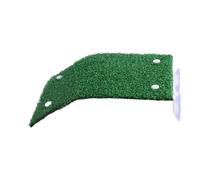 Turtle Basking Dock - Turtle Tank Basking Area, Reptile Ramp Decoration, Clear PC Small Tank Aquarium Enclosure For Land Turtles Red Eared Simulation Grass Animal Resting Area