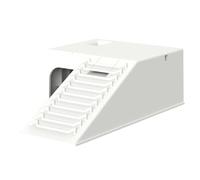 Turtle Basking Hideouts - Turtle Basking Platforms, Wear Resistant Stable Reptile - Basking for Tortoise Terrace with Shelter House and Filter Water for Frog Small Reptile Newts Turtle