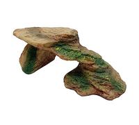 Turtle Basking Platform Resin Reptile Rock Decor for Terrarium Ideal Hideout and Climbing Area for Turtles Lizards and Snakes Durable Rocks for Reptile Habitat