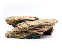 Turtle Basking Platform Shale Scape Step Ledge, Reptile Cave Hideout Turtle Tank Accessories Decorations, Great for Reptiles, Amphibians, Leopard Gecko, Bearded Dragons, Lizard, Frogs