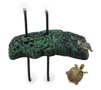 Turtle Basking Platform with Suction Cup, Floating Reptile Ramp for Terrarium Tank, Suitable for Turtles, Terrapins, Frogs and Semi Aquatic Animals