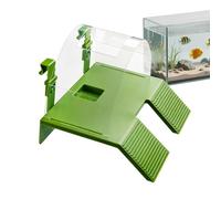 Turtle Basking Ramp - Double Ladder Reptile Climbing,Reptile Basking Area - for Breeders Pet Parents Terrarium Enclosure Home Office Feeding Tank Shelters Shops Living Room Study