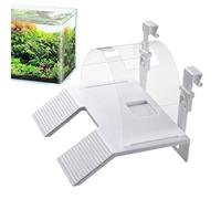Turtle Basking Ramp - Double Ladder Reptile Resting,Tortoise Climbing Ladder - for Breeders Pet Parents Terrarium Enclosure Home Office Feeding Tank Shelters Shops Living Room Study