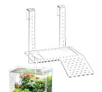 Turtle Basking - Terrarium Rest Dock, Floating Habitat Island 400g | Clear Acrylic Reptile Sundeck Stable Buoyancy Climbing For Aquarium Environments