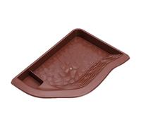 Turtle Bath Tub | Anti-slip | 24.2x16.5x2.8cm | Reptile Bathing Pool | Large Landscape Pool Bowl | Comprehensive Reptile Dish | For Aquarium Bearded Dragon Aquatic