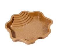 Turtle Bathing Tub - Reptile Pool, Food Bowl, 30x30x5.5cmHabitat Water Basin, Landscaping Decoration Prop | Suitable For Turtles, Lizards, And Other Reptiles, Outdoor Indoor Use, Terrarium