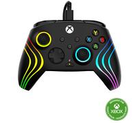 Turtle Beach Afterglow Wave Controller Black Wired RGB Gaming Controller - Licensed for Xbox Series X or S, Xbox One and Windows - Mappable Buttons, Hall-Effect Hair Triggers, Audio Controls