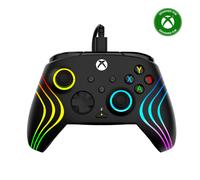 Turtle Beach Afterglow Wave Black Wired RGB Gaming Controller with Mappable Buttons, Hall-Effect Hair Triggers and Audio Controls. Licensed for Xbox