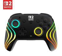Turtle Beach Afterglow Wave Black Wireless RGB Gaming Controller. Officially Licensed for Nintendo Switch 2
