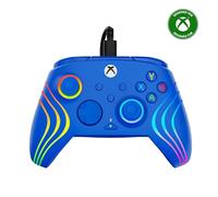 Turtle Beach Afterglow Wave Blue Wired RGB Gaming Controller with Mappable Buttons, Hall-Effect Hair Triggers and Audio Controls. Licensed for Xbox Series X orS, Xbox One & Windows