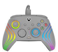 Turtle Beach Afterglow Wave Grey Wired RGB Gaming Controller with Mappable Buttons, Hall-Effect Hair Triggers and Audio Controls. Licensed for Xbox Series X orS, Xbox One & Windows