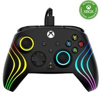 Turtle Beach Afterglow Wave Controller Black Wired RGB Gaming Controller - Licensed for Xbox Series X or S, Xbox One and Windows - Mappable Buttons, Hall-Effect Hair Triggers, Audio Controls
