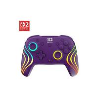 Turtle Beach Afterglow Wave Purple Wireless RGB Gaming Controller. Officially Licensed for Nintendo Switch 2