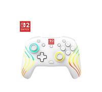 Turtle Beach Afterglow Wave White Wireless RGB Gaming Controller. Officially Licensed for Nintendo Switch 2