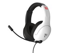 Turtle Beach Airlite Fit Black and White Wired Gaming Headset with Flip-to-Mute Mic, Over-Ear Premium Comfort and 40mm Speakers. Officially Licensed