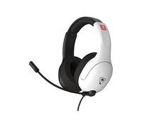 Turtle Beach Airlite Fit Black and White Wired Gaming Headset Officially Licensed for Nintendo Switch, Nintendo Switch Lite, and Nintendo Switch OLED - Flip-to-Mute Mic, Over-Ear Premium Comfort