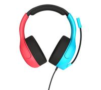 Turtle Beach Airlite Fit Neon Blue and Red Wired Gaming Headset with Flip-to-Mute Mic, Over-Ear Premium Comfort and 40mm Speakers. Officially License
