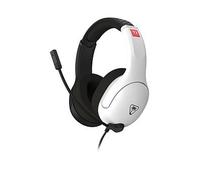 Turtle Beach Airlite Fit Black and White Wired Gaming Headset Officially Licensed for Nintendo Switch 2 and Nintendo Switch, and Nintendo Switch OLED - Flip-to-Mute Mic, Over-Ear Premium Comfort