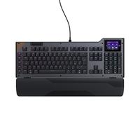 Turtle Beach Command Series KB5 Full-Size Wired Mechanical Gaming Keyboard with 2.4” Touchscreen, Titan Low-Profile Switches, True 8K Polling, RGB Lighting - UK Layout (QWERTY)