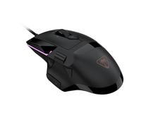 Turtle Beach Command Series MC3 Wired Customizable RGB Gaming Mouse | Black, Owl-Eye 30K DPI Optical Sensor, 4D Scroll Wheel, 1K Polling Rate, Optical Switches, 29 Programmable Buttons, RGB