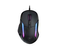 TURTLE BEACH Kone II - Wired Ergonomic RGB Gaming Mouse, 26K DPI Optical Sensor, 100M Click Life Optical Switches, 23 Customizable Inputs, 4D Scroll Wheel, Pure PTFE glides - Ash Black