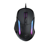 TURTLE BEACH Kone II - Wired Ergonomic RGB Gaming Mouse, 26K DPI Optical Sensor, 100M Click Life Optical Switches, 23 Customizable Inputs, 4D Scroll Wheel, Pure PTFE glides - Ash Black
