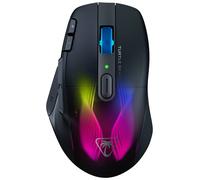Turtle Beach Kone XP Air Black - Wireless Customizable Ergonomic RGB Gaming Mouse, Bluetooth, 19K DPI Optical Sensor, 100h Battery & Charging Dock, AIMO RGB Lighting, 4D Wheel