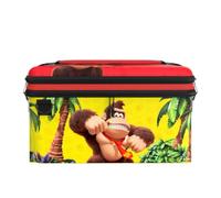 Turtle Beach PlayTrek Hard Shell 2-in-1 Travel Case for Nintendo Switch 2 | Donkey Kong Jungle , Carrying Case, 12 Game Card Holder, Cover, Portable Storage, Protection, Licensed for Nintendo Switch 2