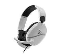 Turtle Beach Recon 70 White Wired Multiplatform Gaming Headset for PS5, PS4, Xbox Series X or S, Xbox One and Mobile with 3.5mm Wired Connection, Flip-to-Mute Mic, 40mm Speakers, Lightweight Design