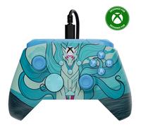 Turtle Beach Rematch Advanced Blue Kitsune Wired Gaming Controller for Xbox and PC - Powered Glow, Remappable Buttons, Hall-Effect Hair Triggers, 8ft Cable, Officially Licensed by Xbox