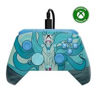 Turtle Beach Rematch Advanced Blue Kitsune Wired Gaming Controller for Xbox and PC - Powered Glow, Remappable Buttons, Hall-Effect Hair Triggers, 8ft Cable, Officially Licensed by Xbox