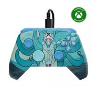 Turtle Beach Rematch Advanced Blue Kitsune Wired Gaming Controller for Xbox and PC Powered Glow Remappable Buttons Hall-Effect Hair Triggers 8ft Cable Officially Licensed by Xbox