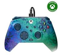 Turtle Beach Rematch Advanced Glitch Green Wired Gaming Controller for Xbox and PC - Officially Licensed by Xbox, Remappable Buttons, Hall-Effect Hair Triggers, Audio Controls, 8ft Cable