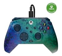 Turtle Beach Rematch Advanced Glitch Green Wired Gaming Controller for Xbox and PC - Officially Licensed by Xbox, Remappable Buttons, Hall-Effect Hair Triggers, Audio Controls, 8ft Cable