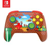 Turtle Beach Rematch Wireless Controller: Mario Bricks Reveal - Officially Licensed by Nintendo. Also works with Nintendo Switch 2 (C Button is not on this controller)