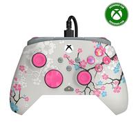 Turtle Beach Rematch Advanced Wired Gaming Controller for XBOX & PC | Cherry Blossom, XBOX Series X|S, XBOX One, PC, 2 Remappable Buttons, Hall-Effect Triggers, Audio Controls, Glows-in-the-Dark