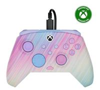 Turtle Beach Rematch Advanced Wired Gaming Controller for XBOX & PC | Cotton Candy, XBOX Series X|S, XBOX One, PC, 2 Remappable Buttons, Hall-Effect Triggers, Audio Controls, Glows-in-the-Dark